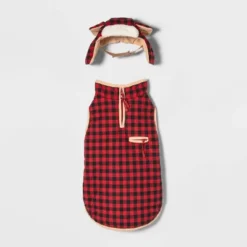 Snow Shoe Lodge Buffalo Plaid Cat And Dog Puffer Vest - Wondershop™ -Wonder Deals Store GUEST 008ad4a9 6387 461e ac07 b6f228801de0