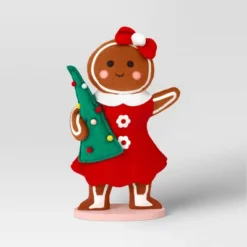 17.25" Fabric Gingerbread Woman Holding Tree Decorative Sculpture - Wondershop™ Brown -Wonder Deals Store GUEST 0f8a07a6 9c0b 4bb8 a770 66c4ad8ae127