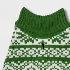 Snow Shoe Lodge Fairisle Cat And Dog Sweater - Green/Cream - Wondershop™ -Wonder Deals Store GUEST 159a3743 6eed 45b2 9ac5 b65b2f1a3ca3