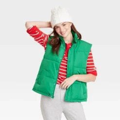 Women's Matching Family Puffer Vest - Wondershop™ Green -Wonder Deals Store GUEST 2e685de4 a96b 4cdf b528 a6a103bec57a