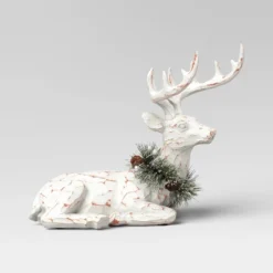 10.25" Sitting Reindeer Animal Figurine - Wondershop™ White 5 10.25" Sitting Reindeer Animal Figurine - Wondershop™ White -Wonder Deals Store GUEST 3255b3aa e08f 43d6 b25a e1fb32c7eaa2