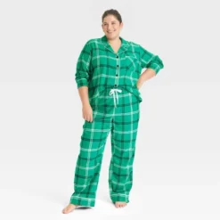 Women's Plaid Flannel Matching Family Pajama Set - Wondershop™ Green -Wonder Deals Store GUEST 33d2de61 b21c 4ae5 91bc b88b4c44338d