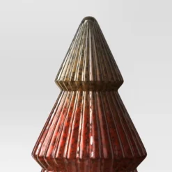 10.25" Battery Operated Lit Glass Christmas Tree Figurine - Wondershop™ -Wonder Deals Store GUEST 372f1c76 00f4 419f 90b7 7f5b54637763