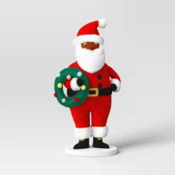 22" Fabric Santa Sculpture Holding Wreath - Wondershop™ Red/White 5 22" Fabric Santa Sculpture Holding Wreath - Wondershop™ Red/White -Wonder Deals Store GUEST 37597653 35cb 4d75 aed0 b085fa7c2499