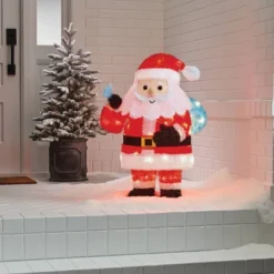 32" Tinsel Santa Christmas Novelty Sculpture Light With 4 Interchangeable Faces - Wondershop™ -Wonder Deals Store GUEST 387ccf35 7cdb 47d3 b44f 7c9161414aba