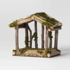 4pc Battery Operated Lit Wood Nativity Scene Figurine Set - Wondershop™ -Wonder Deals Store GUEST 3daf7c04 b376 4ef1 bea0 a5165340f1ab