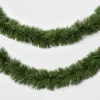 18' Pre-Lit Artificial Pine Christmas Garland Green With Clear Lights - Wondershop™