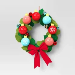 14.5" Pre-lit Battery Operated Christmas Novelty Wreath Green - Wondershop™ -Wonder Deals Store GUEST 4d5e737b fc91 402c ba2c 18db1320dfed