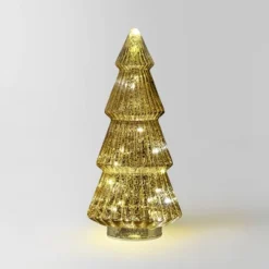 14.75" Battery Operated Lit Glass Christmas Tree Sculpture - Wondershop™ -Wonder Deals Store GUEST 60d09b4c e939 4bb4 a671 99300057def2