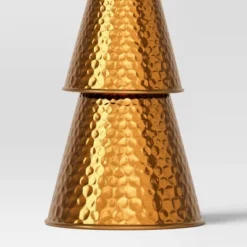 14.25" Hammered Metal Cone Christmas Tree Sculpture - Wondershop™ Gold -Wonder Deals Store GUEST 61e7ba61 efa8 4cf9 b4c5 d06bcef68faf
