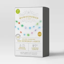 115ct LED High Density Dewdrop Christmas String Lights Color Changing With Silver Wire - Wondershop™ -Wonder Deals Store GUEST 621cd732 e7bb 4076 be87 f7f555776857