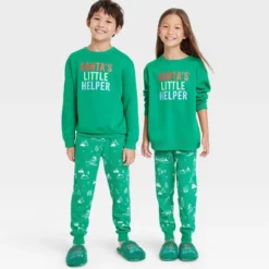 Kids' Santa's Little Helper Matching Family Sweatshirt - Wondershop™ Green -Wonder Deals Store GUEST 62dd7bfd efbd 4497 91b7 80ef796763f6