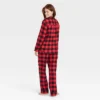 Women's Buffalo Check Flannel Matching Family Pajama Set - Wondershop™ Red