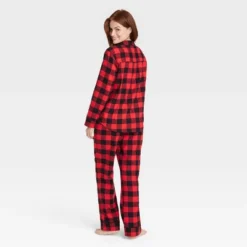 Women's Buffalo Check Flannel Matching Family Pajama Set - Wondershop™ Red