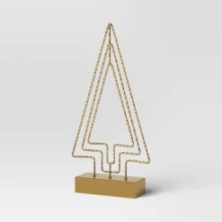 16.25" Battery Operated Lit Wire Christmas Tree Sculpture - Wondershop™ Gold -Wonder Deals Store GUEST 6fc2f920 3371 410b 8ce1 108c75befbf3