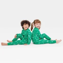 Toddler Ski Scene Matching Family Thermal Pajama Set - Wondershop™ Green -Wonder Deals Store GUEST 70160f2c 5e82 484d 81ab 7100f7069a57