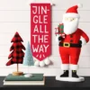 22" Fabric Santa Sculpture Holding Gifts - Wondershop™ Red/White