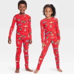 Kids' Holiday City Matching Family Pajama Set - Wondershop™ With Frances Marina Smith Red -Wonder Deals Store GUEST 82c7d291 8052 45c0 a16b 51cf07e5e1b5