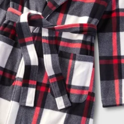 Kids' Buffalo Check Matching Family Robe - Wondershop™ Black -Wonder Deals Store GUEST 919f7b61 9ad1 4cd9 b7f6 2f2d6a844014