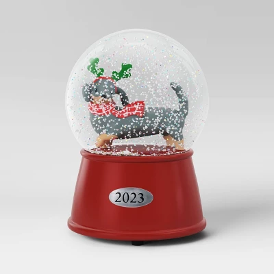 Dachshund Reindeer Snow Globe - Wondershop™ 2 Dachshund Reindeer Snow Globe - Wondershop™ - Image 2