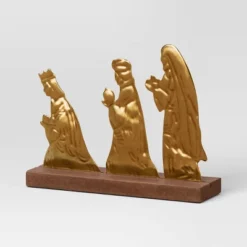 3pc Metal Christmas Nativity Scene Figurine Set - Wondershop™ Gold -Wonder Deals Store GUEST 93fcd2f3 984d 4877 893e 02fc8f94efa5