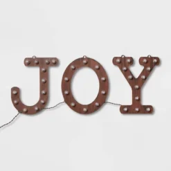 Hanging Lit 'JOY' Sign Brushed Bronze With Warm White Lights - Wondershop™ 5 Hanging Lit 'JOY' Sign Brushed Bronze With Warm White Lights - Wondershop™ -Wonder Deals Store GUEST 97ae30fd a11c 47c1 8915 1f1cf78aaf51