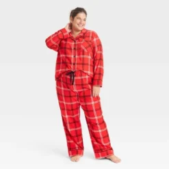 Women's Plaid Flannel Matching Family Pajama Set - Wondershop™ Red -Wonder Deals Store GUEST 9c30b110 bda9 4049 a286 37e3ebcb04b6