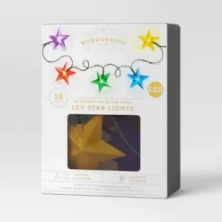 10ct LED Star Alternating Slow Fade Christmas String Lights Multicolor Green Wire - Wondershop™ -Wonder Deals Store GUEST a468094c d910 4bf0 ad4f 69fe6a4d44c0