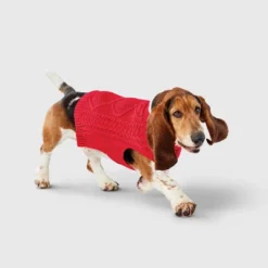Gingerbread Playhouse Red Knit Cat And Dog Sweater - Wondershop™ -Wonder Deals Store GUEST a6e74c5d fffb 4448 b52a 8880e05f9356