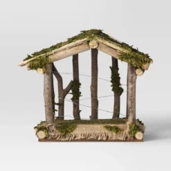 4pc Battery Operated Lit Wood Nativity Scene Figurine Set - Wondershop™ -Wonder Deals Store GUEST aa9840fe 2891 4766 a331 fd77e6abf848