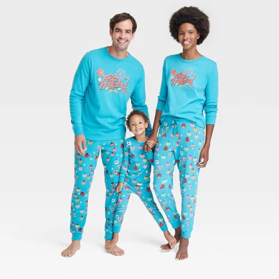 Women's Feliz Navidad Matching Family Pajama Set - Wondershop™ With Dia Pacheco Blue 2 Women's Feliz Navidad Matching Family Pajama Set - Wondershop™ With Dia Pacheco Blue - Image 2