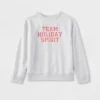 Kids' Team Holiday Spirit Matching Family Sweatshirt - Wondershop™ Gray