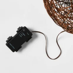 Battery Operated Brown Faux Rattan Sphere Fairy String Lights Warm White With Brown Wire - Wondershop™ -Wonder Deals Store GUEST b5f6d835 3e6c 4ba8 b25a c46815fe8053