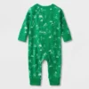 Baby Ski Scene Matching Family Pajama - Wondershop™ Green