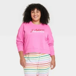 Women's J'Adore Christmas Matching Family Sweatshirt - Wondershop™ Pink -Wonder Deals Store GUEST c7c0715a 21f6 417c a1ca 9047b933a0b6