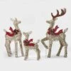 3pk Deer Family Christmas Novelty Sculpture Light - Wondershop™