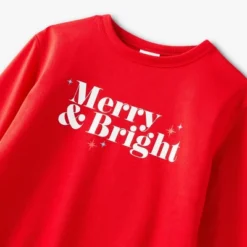 Kids' Merry & Bright Matching Family Sweatshirt - Wondershop™ Red -Wonder Deals Store GUEST cc19994c 421c 46d5 a12e d6721f398760
