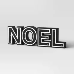 16"x4.75" Battery Operated Lit Wood 'Noel' Tabletop Sign - Wondershop™ Black -Wonder Deals Store GUEST cdb78b9b 79d1 4ca9 bf37 b97b1a1e8c0b