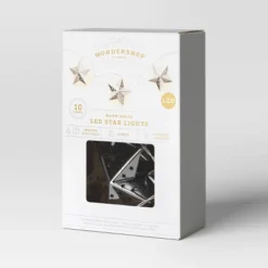 10ct LED Battery Operated Silver Star Christmas Novelty String Lights Warm White - Wondershop™ 6 10ct LED Battery Operated Silver Star Christmas Novelty String Lights Warm White - Wondershop™ -Wonder Deals Store GUEST cdeea9b1 2a93 4279 919a d8f8bd33f403