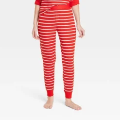 Women's Striped Matching Family Thermal Pajama Pants - Wondershop™ Red -Wonder Deals Store GUEST f4b1d3c0 cb46 4fe2 b678 29a10bf0d504