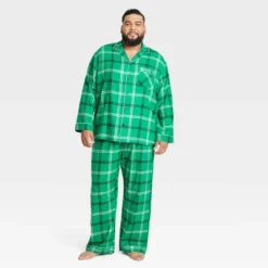 Men's Plaid Flannel Matching Family Pajama Set - Wondershop™ Green -Wonder Deals Store GUEST ff605a00 1ae2 4560 a668 b8bb7878f72e
